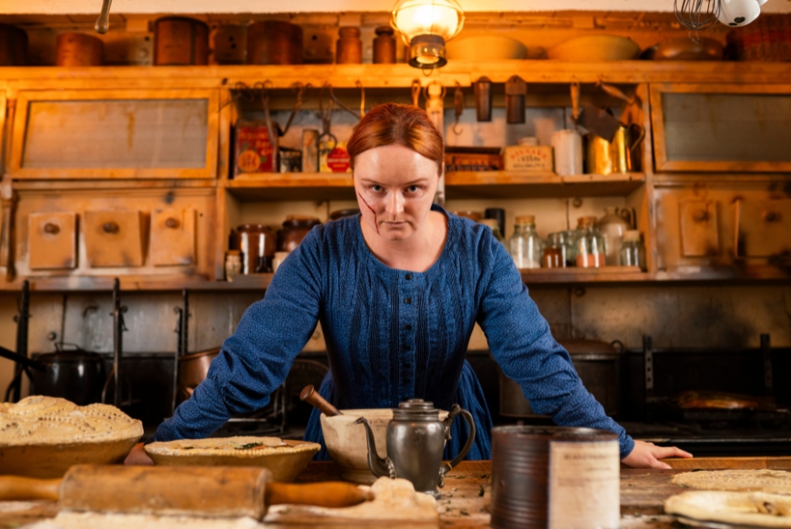 Gruesome makeup at Brunel's SS Great Britain